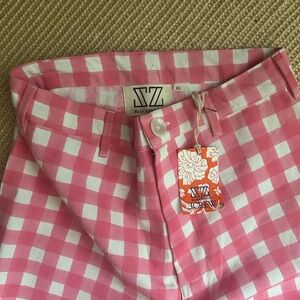 SZ BlockPrints for JCrew Disco Pants - adorable as gingham print
